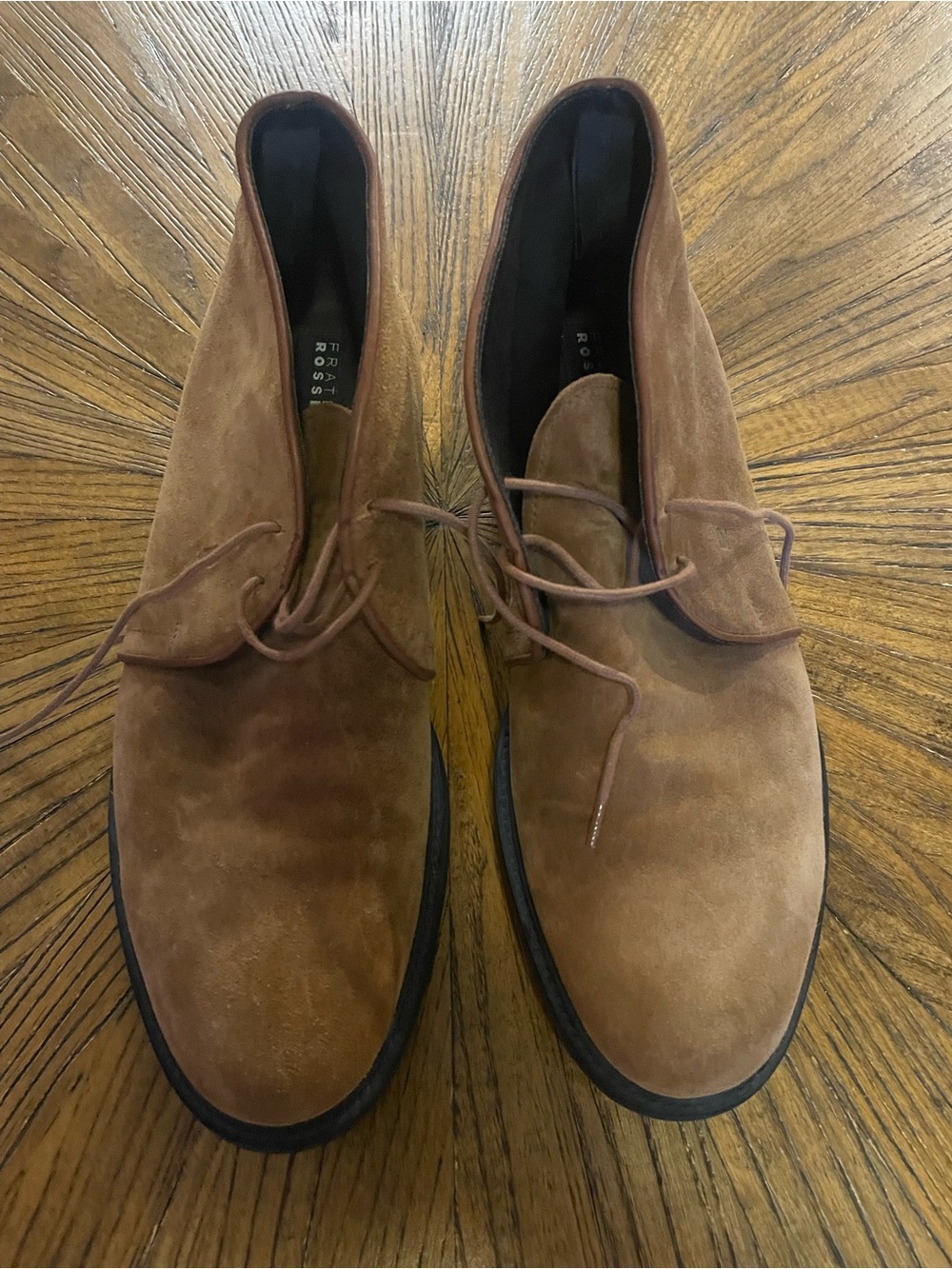 Fratelli Rossetti Brown Suede Chukka Boots Men’s 7.5